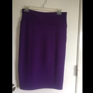 Lularoe Cassie pencil skirt royal purple small